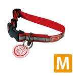 ナイトライフ2カラー レッド M(愛犬用カラー) ナイトライフ2カラー レッド M(愛犬用カラー)